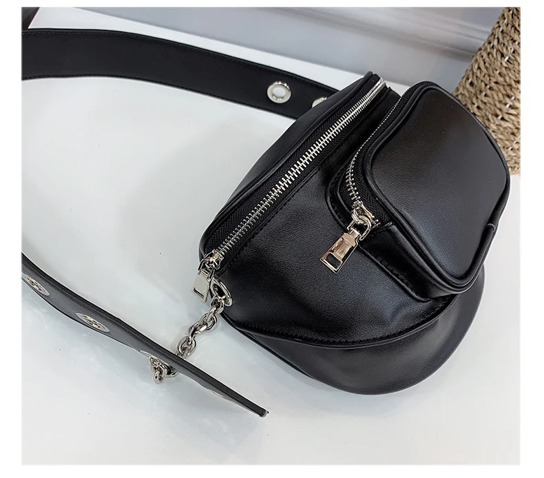 Aurora Sac cuir Demi-Lune