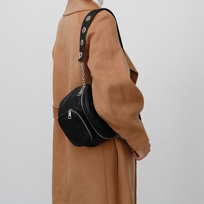 Aurora Sac cuir Demi-Lune