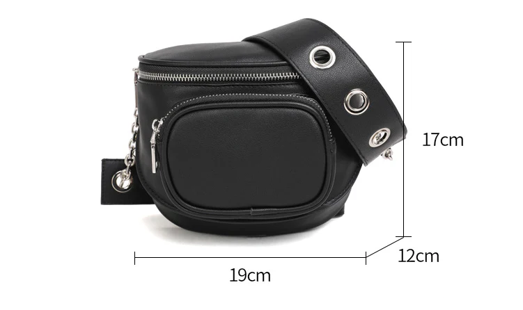 Aurora Sac cuir Demi-Lune