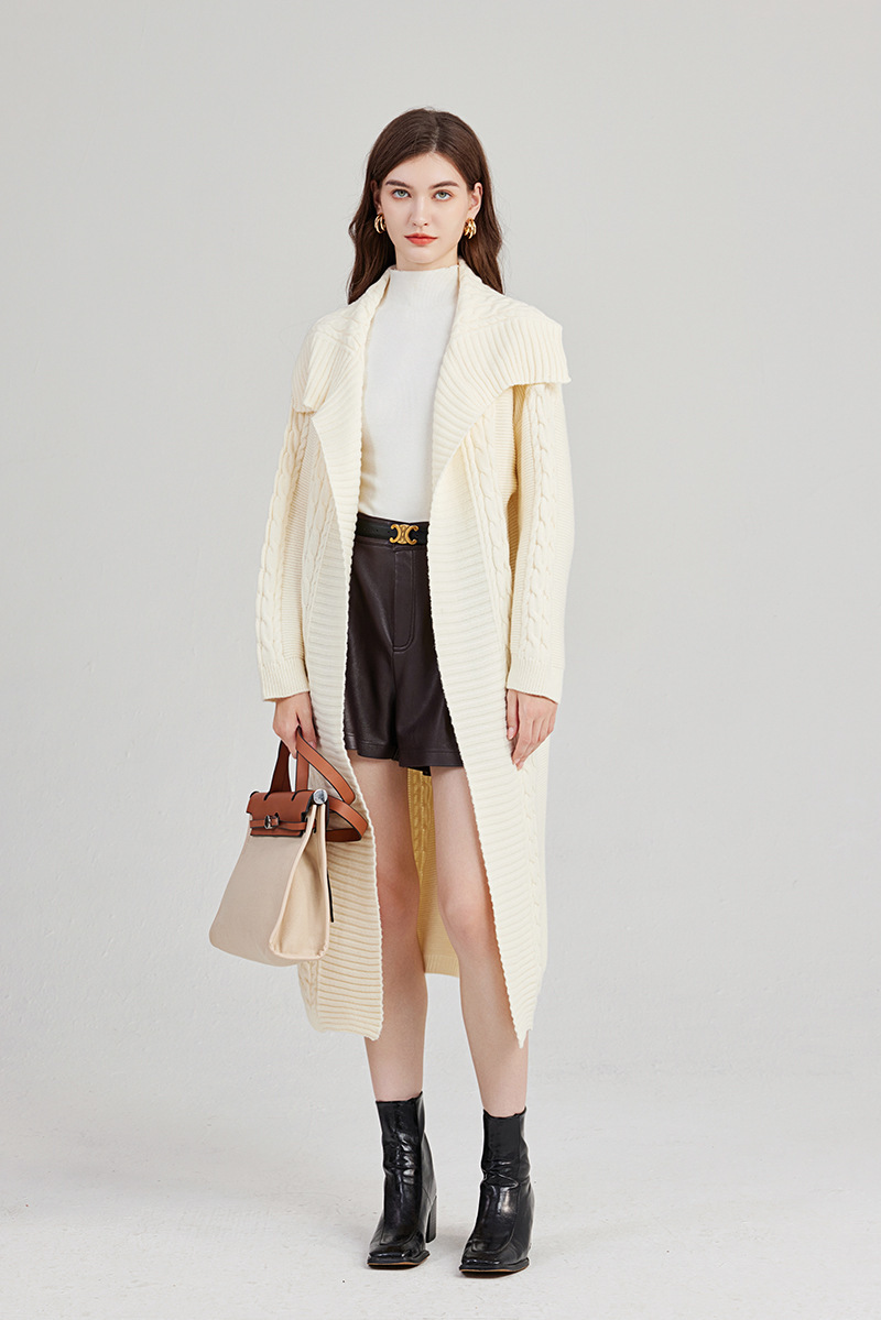 Cardigan Twist Oversize Femme
