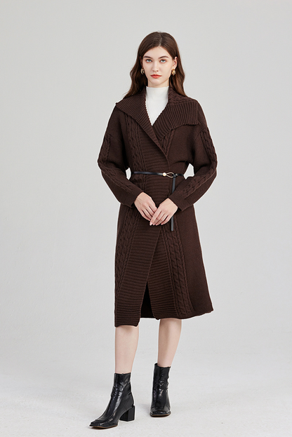 Cardigan Twist Oversize Femme