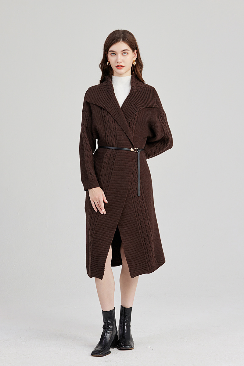 Cardigan Twist Oversize Femme