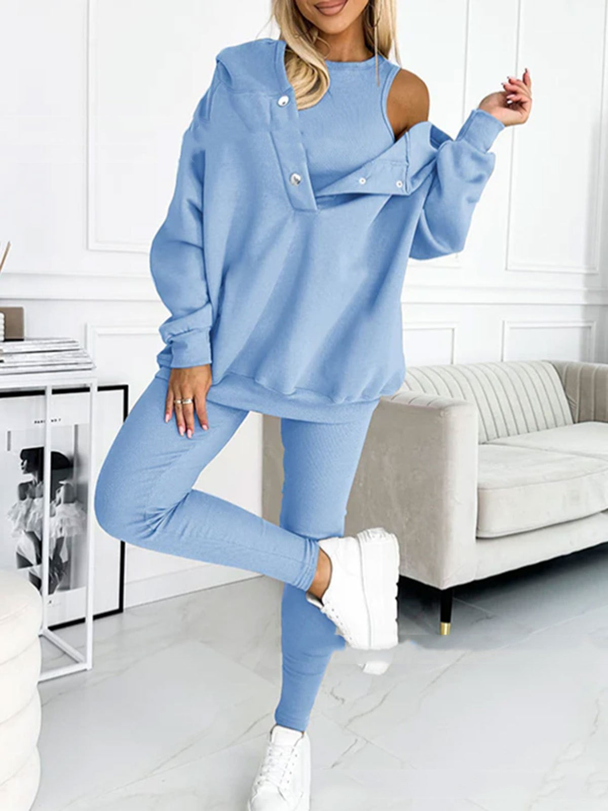 Ensemble 3 Pièces Chic Confort
