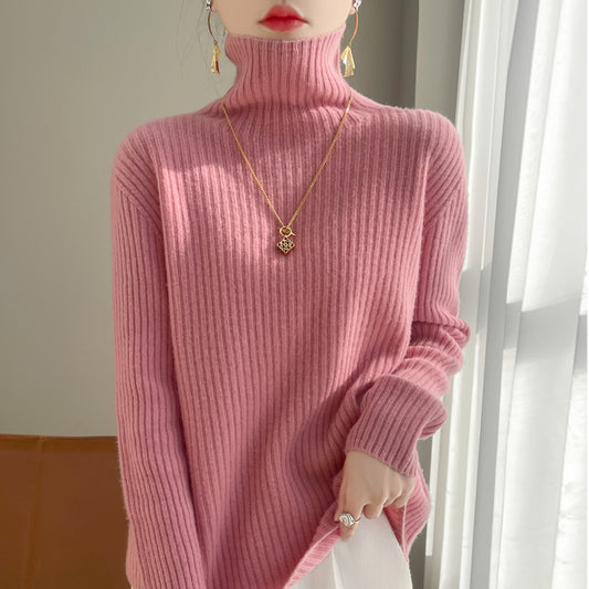Pull à Col Roulé Élégant pour Femme