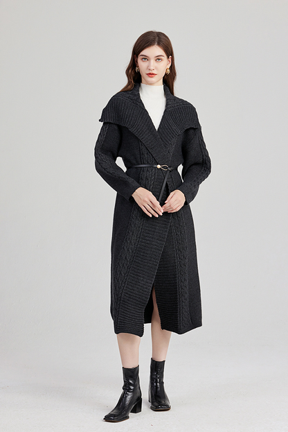 Cardigan Twist Oversize Femme