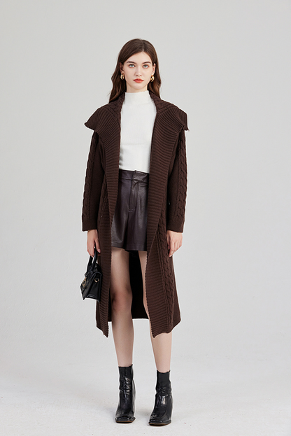 Cardigan Twist Oversize Femme